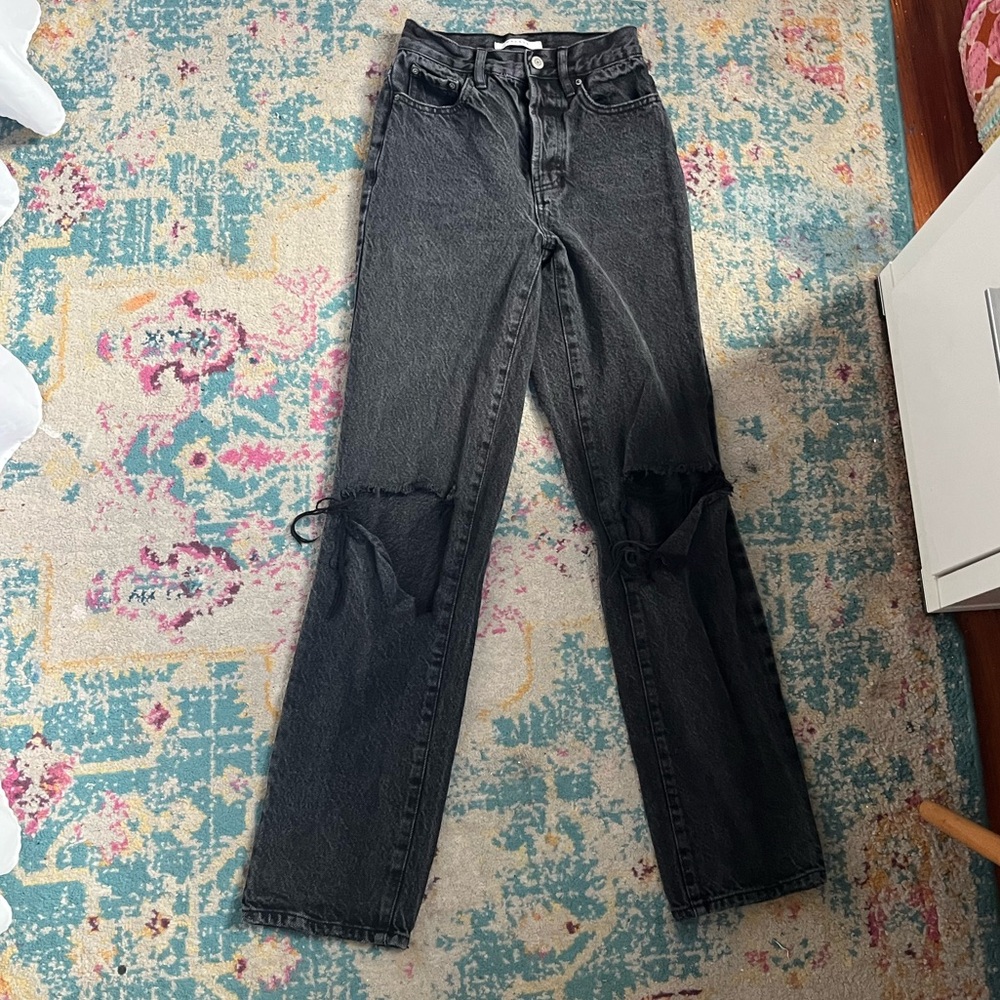 black pacsun dad jean